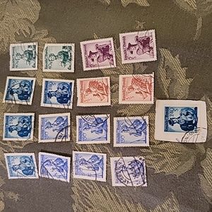 Lot of Austrian Stamps, Used